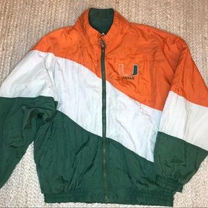 Vintage MIAMI HURRICANES wind breaker